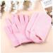 minkissy 4 Pairs Moisturizing Gloves Mitten hand moisturizing gloves cotton hand gloves moisturizing mittens kids overnight Spa Glove fingerless gloves gel gloves short boots dry hands Miss - Buy Online on GoSupps.com