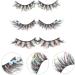 Didiseaon Short False Eyelashes 3 Pairs Halloween Decor False Lashes Fake Eyelashes Makeup Supplies Wispy Eyelashes Makeup Tools for Women Fake Lashes Natural Slim Chemical Fiber Set - Buy Online on GoSupps.com