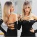 HAIRCUBE Ombre Blonde Shoulder Length Wig with Bangs | Synthetic Layered Wigs for Daily Party | Dark Roots | 24IN - Buy Online on GoSupps.com