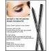 LYSdefeu Waterproof Gel Eyeliner Pencil Set - 2 Black Smudge-proof & Fade-Proof Eye Liners for Cat Eye & Smoky Makeup - Includes Sharpener - Buy Online on GoSupps.com