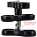 Amarine Made 1 Inch Black Underwater Ball Clamp Mount - 2 Pack for Light Arm System - Buy Online on GoSupps.com