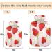 Shop Naanle Daisy Strawberry 2L Transparent Hot Water Bottle for Pain Relief | Large Heat & Cold Therapy for Bed Hands & Feet - Buy Online on GoSupps.com