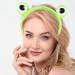Vanyibro 2 Pieces Frog Headbands Head Hoop Funny Hair Band Cute and Colorful Hair Accessories for Makeup Shower Face Washing and Sports - Buy Online on GoSupps.com