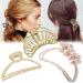 Gold Vintage Hollow Clip | Female Fashion Hair Accessory | 1Pc (MHM-01-129-014) - Buy Online on GoSupps.com