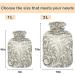 Naanle Paisley Flower Hot Water Bottle - 2L for Back Pain Relief Hand/Foot Warmer & Cold Therapy - International Shipping Available - Buy Online on GoSupps.com