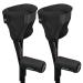 Vive Forearm Crutch Pads - Padding for Crutches and Arm Cuffs - Mobility Handle Cushion Accessories for Adults Men and Women (Black)