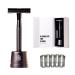 The Excalibur Premium Double-Edge Safety Razor for Men with 5 Platinum Coated Double Edge Safety Razor Blades and Razor Stand - Perfect Shave