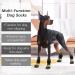 Kuoser Dog Socks - 3 Pairs Anti-Slip Paw Protection | Ideal for Hardwood Floors | Size M (6-Pack) - Stylish Black - Buy Online on GoSupps.com