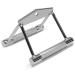 Yes4All Seated Row Double D Handle Cable Attachment  Double D Grip / Double Row Handle for Cable Attachment (Chrome) A. Double Row Chrome