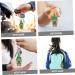 HOOTNEE Irish Festival Pendant Metal Key Ring Party Hanging Ornament Party Hanging Pendant Backpack Patrick Green 8x3.5cm - Buy Online on GoSupps.com