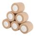 6 Rolls Self Adherent Cohesive Bandages 5 cm x 4.5 m Non-Woven Cohesive Wrap Uses Include Wrist & Finger Tape Vet Tape Medical Tape Football Sock Tape Sports Tape Complexion