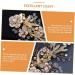 FRCOLOR Wedding wedding zircon Miss side clip headgear pearl pearl clips for hair hair clips Mori Department hair barrettes bridal hairpin crystal Crystal - Buy Online on GoSupps.com