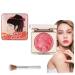 Embossed Girl Blush for Cheeks embossed smooth powder blush palette for cheeks multi-purpose smooth lasting blush palette Matte Face Powder Blush Palette for All Skins (Cherry)