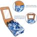 Stylish Leather Lipstick Case Mini Organizer with Mirror | Abstract Art Forest Design - Buy Online on GoSupps.com