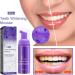 50 ML Teeth Whitening Toothpaste - Purple Whitening Mousse Foam for Men & Women - Color Corrector Formula - Buy Online on GoSupps.com