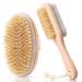 LAYUKI Body Brush for Dry or Wet Brushing and 2-Sided Foot File Scrubber Set, Body Scrubber for Bath or Shower, Exfoliating Skin, Cellulite Treatment, Foot File Scrubber with Pumice Stone
