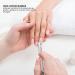 Armiz Stainless Steel Dual Head Cuticle Pusher and Nail Scraper - Gel Nail Polish Remover Tool for Fingernails and Toenails - Buy Online on GoSupps.com