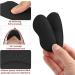Sibba Heel Grips: 2 Pairs Self-Adhesive Cushion Inserts for Men and Women - Prevent Heel Slipping and Blisters - Black - Buy Online on GoSupps.com