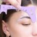 Eyebrow Ruler | Silicone Eyebrow Makeup Mapping Template | Brow Positioning Ruler Makeup Guide Tool Professional Quick Eye Makeup Tool Purple - Buy Online on GoSupps.com