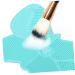1pc Silicone Scrub Pad & Beauty Tool - Makeup Cleaning Mat & Lip Brush Cleaner | 23x17cm Green - Buy Online on GoSupps.com