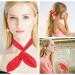 Red Polka Dot Rockabilly Forehead Straps for Women | 2-Piece Bow Wire Headband - Retro Hair Accessories & Perfect Gift for Girls - Buy Online on GoSupps.com