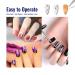Hanyousheng 6-Piece Nail Design Brush Set | Professional Acrylic Nail Art & Liner Brushes for DIY Nail Salon Design - Buy Online on GoSupps.com