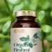 Organic Brahmi Capsules - 180 High Dose 1000mg Bacopa Monnieri - Ayurvedic Dietary Supplement - Vegan & Sustainable Glass Packaging - Buy Online on GoSupps.com