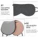 FRCOLOR Sleep Mask Set - 2pcs Silk Eye Covers & Pajama Blindfold for Travel | Comfortable Eye Patches & Blackout Stickers - Buy Online on GoSupps.com