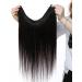 22" One Piece Wire in Human Hair Extensions #1B Natural Black (75g) - Buy Online on GoSupps.com