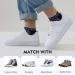 Stoeury Breathable Sneaker Socks for Men & Women - 6 Pairs of Short Sports Socks (43-46 & 37-42) - Anti-Welding Cotton Multicolored Running Socks - Buy Online on GoSupps.com