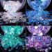 ZXR.Elwood 4 Colors Natural Artificial Nails Glass Paper Art Decoration Glitter Irregular Sequins Broken Piece Stickers - Buy Online on GoSupps.com