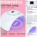 Lavender Violets 48pcs Jelly Gel Nail Polish Kit with LED Nail Dryer | Trendy Soak Off Colors | Matte Top Coat & Free Nail Decorations Included | Manicure Tools - Q976 - Buy Online on GoSupps.com