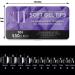 550Pcs Soft Gel Full Cover Toe Nail Tips with Case - 11 Sizes False Nail Extensions by Qiwey | Ideal for Salons and DIY Toe Nail Art - Buy Online on GoSupps.com
