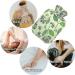 NAANLE RETRO Transparent Hot Water Bottle | 2L Hand/Foot Warmer for Pain Relief & Cold Therapy - Leaves & Flowers Design - Buy Online on GoSupps.com