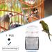 Daoeny Universal Bird Cage Cover - Adjustable Nylon Mesh Seed Catcher for Parakeet, Macaw, and More | Birdcage Skirt Sheer Guard - Buy Online on GoSupps.com