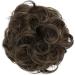 CAISHA by PRETTYSHOP Large Curly Messy Bun Hairpiece in Brunette Mix for Instant Updo | #32AT12 G18E - Buy Online on GoSupps.com