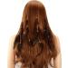 MWOOT 4Pcs Boho Hippie Feather Hair Clips with Tassel Beads - Indian Hair Accessories for Women and Girls | Halloween Party Costume Decor - Buy Online on GoSupps.com