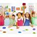 ANCHWN 26 Pieces Carpet Spot Sit Markers Number Spots Markers Classroom Carpet Dots Markers Circle Markers with Alphabet Aa-Zz  Non Slip Floor Dots Markers for Kids Students  4 inch  8 Colors - Buy Online on GoSupps.com