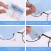 Telooco Glasses Repair Tool Set - Silicone Nose Pads Small Screws Tweezers & Cleaning Cloth - Nasal Cushion Repair Kit - Buy Online on GoSupps.com