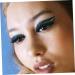Mipcase 4 pairs Colored Lash Eyeliner Decals Line Decal Make Eyelash Temporary Shiny Makeup Pencils 4x1.5cm As Shown - Buy Online on GoSupps.com