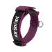 Julius-K9 100HA-K-PN-2015 Color & Gray K9 neck band with a handle safety closure and logo 40 mm*38-53 cm adjustable pink gray with a handle 40 mm (38-53 cm) pink gray