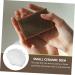 ETHZZLE Soap soap basket ceramic soap holder desktop Soap Container soap Pearlescent light luxury soap dish old fashioned sponge holder Scrubber modeling small ceramic dish White 13.80X10.00X7.00CM - Buy Online on GoSupps.com