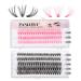 Zanlufly Individual Lashes DIY Eyelash Extension 160 Pcs Cluster Lashes - Mix Colored 8-16MM Soft Lightweight Lash Extensions for Home Use - Buy Online on GoSupps.com