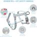 Doryum Cat Harness and Leash Set Adjustable Cat Harness with Leash Escape Proof Soft Pet Harness and Leash Kitten Vest Harness for Small Dog Cat Pet Outdoor Training Walking Running (M) - Buy Online on GoSupps.com