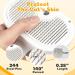 4-in-1 Self-Cleaning Cat Hair Brush - Universal Pet Care Comb with Disposable Essence | Eco-Friendly Green Animal Hair Cleaning Brush - Buy Online on GoSupps.com