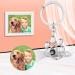 Personalized Photo Projection Necklace for Pet Memorials | Custom Paw Print Keychain | Unique Gifts for Dog & Cat Lovers | Silver - Buy Online on GoSupps.com