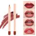 Allbestaye Lipliner Set - 12pcs Red Matte Waterproof Lipsticks & Lip Pencil Makeup Kit for Long-Lasting Beauty - Buy Online on GoSupps.com
