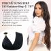UK Fashion Shop: Real Hair Extensions | 55cm U Tip Remy Bondings 1g/50S - Black #1 - Buy Online on GoSupps.com
