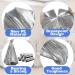 4 Trash Bags 100 Counts Handle Garbage Bags Trash Can liners Bathroom Bedroom Office Car Home Waste Bin Plastic Trash Can Liners - Buy Online on GoSupps.com