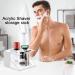 Clear Acrylic Razor Holder & Brush Stand | Multifunctional Cosmetic Organizer for Razors Toothbrushes and Shaving Cream - Buy Online on GoSupps.com
